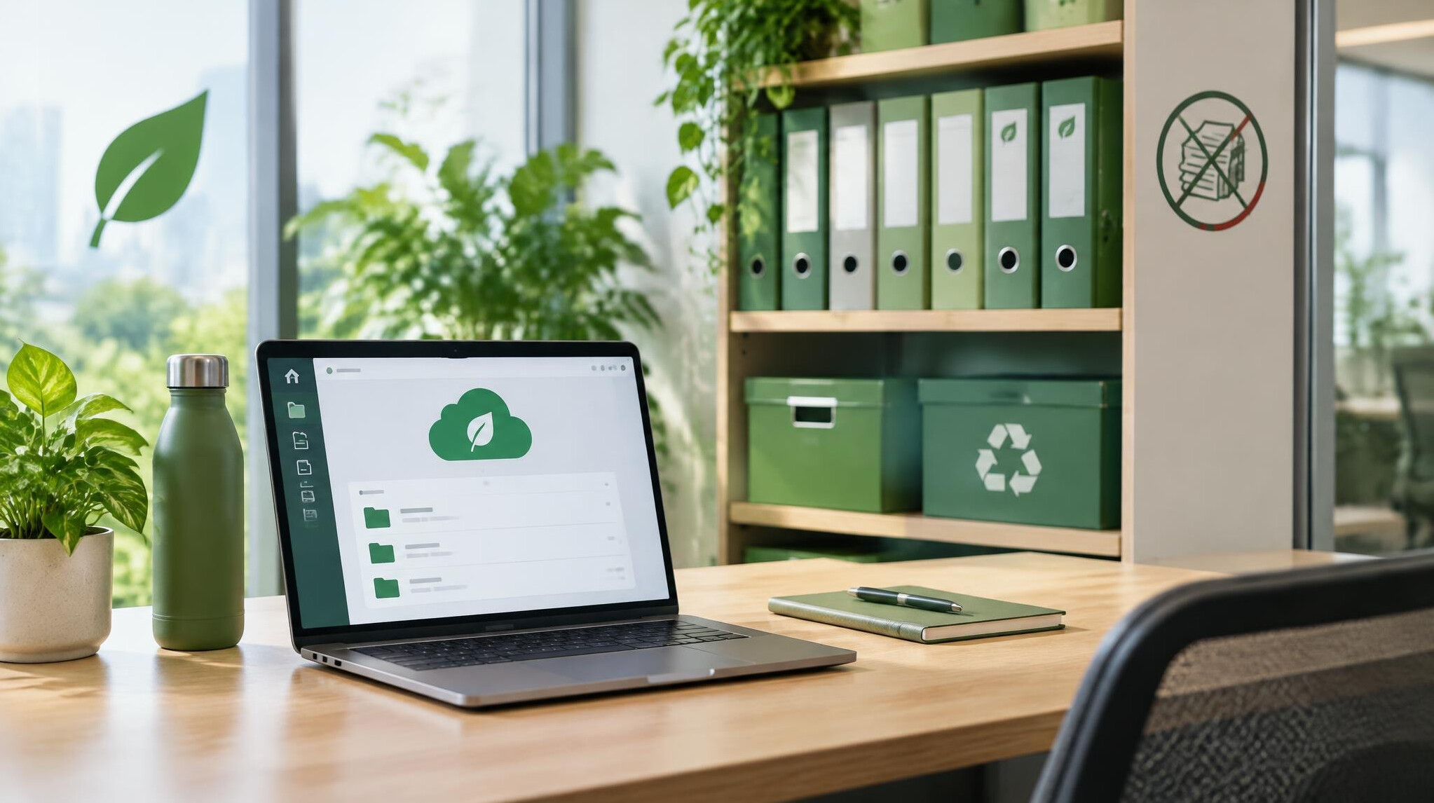 sustainable office filing