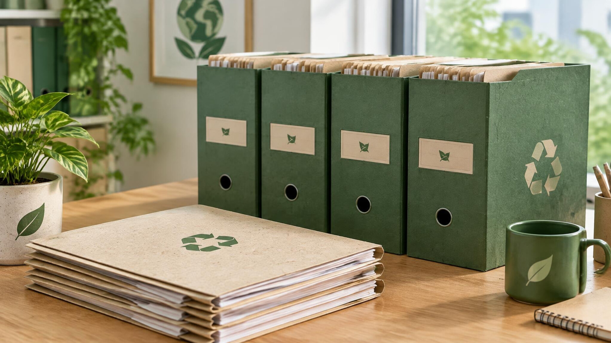 sustainable office filing