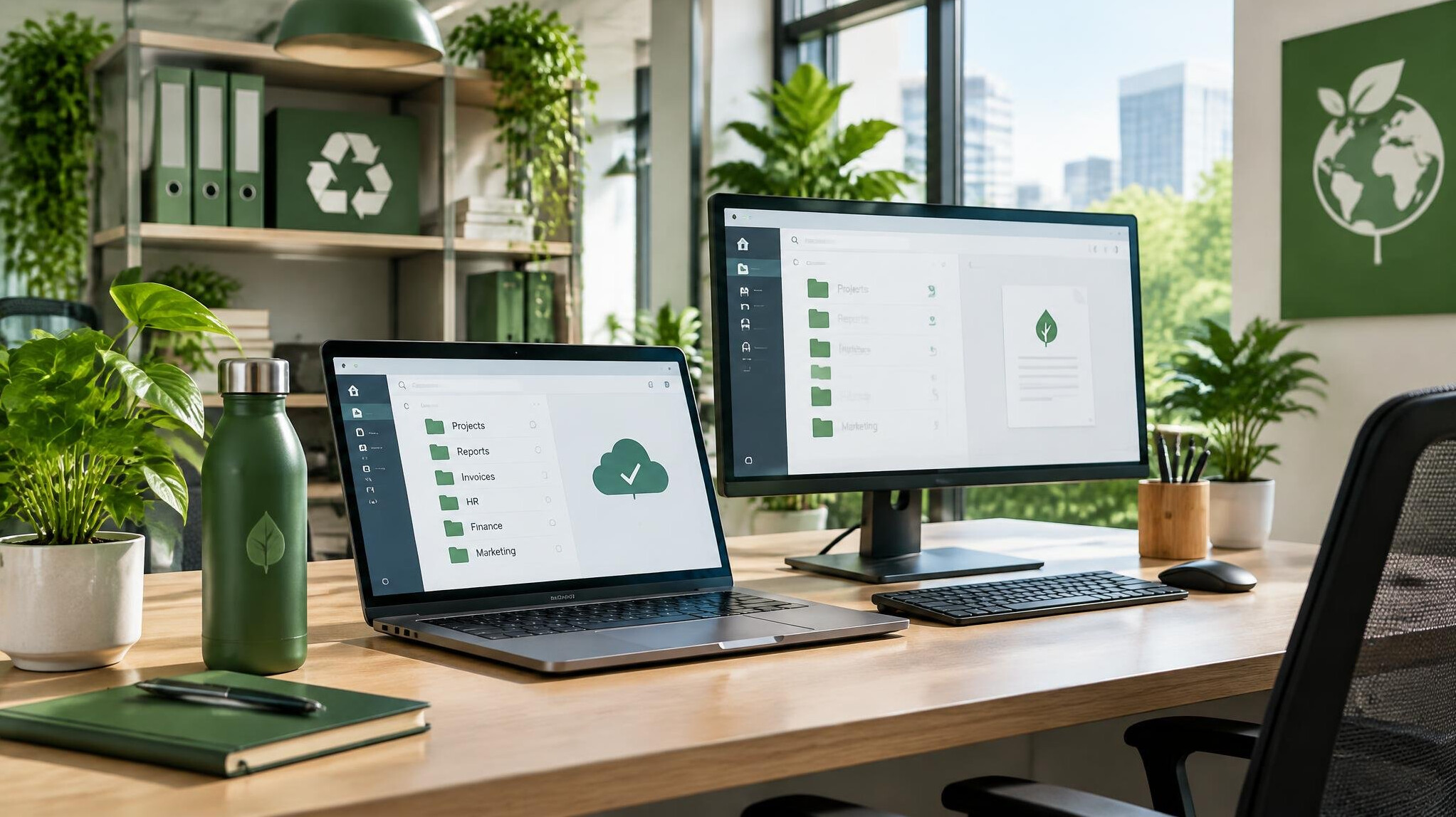 eco friendly office space